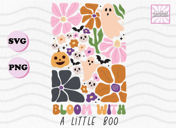 Boho Halloween Floral Ghosts Wildflowers Review