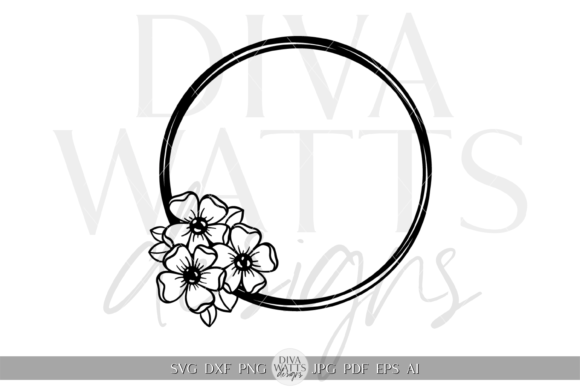 Contemporary Flower Wreath Artwork SVG Review