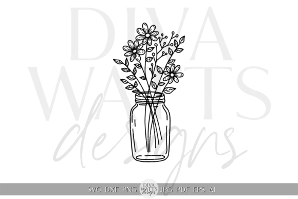 Creative Mason Jar Arrangement SVG Review