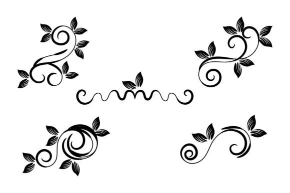 Floral Leaf Ornament Spring Flower Review