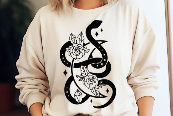 Floral Snake with Moon Embroidery Design Review