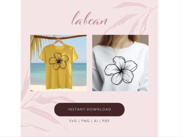 Hawaiian Plumeria SVG PNG Review