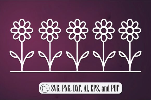 Paper-cut Daisy Flowers SVG Cut File Review