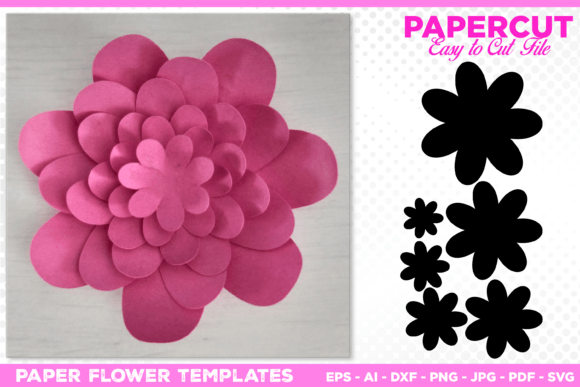 Paper Cut Origami Flower SVG Design Review