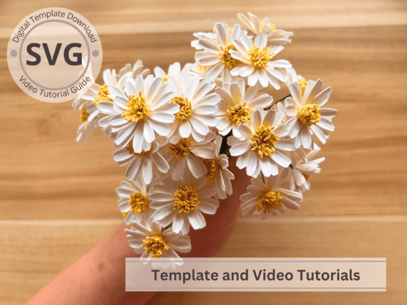 Paper Flower SVG Chamomile Template Review