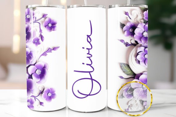Personalized Tumbler Wrap Floral Design Review