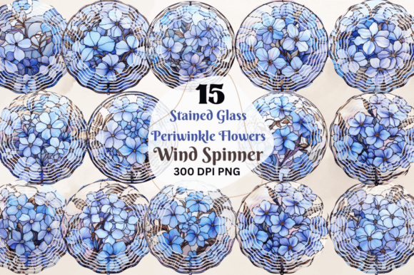 Stained Glass Periwinkle Wind Spinner Review