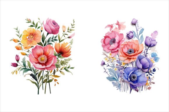 Watercolor Floral Vector Design Review