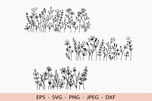 Wildflowers Svg Field Flowers Meadow Png Review